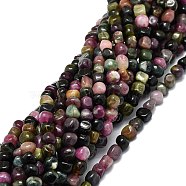 Natural Tourmaline Beads Strands, Nuggets, 6~7x5~6x4~5mm, Hole: 1mm, about 70pcs/strand, 16.14''(41cm)(G-E576-59)