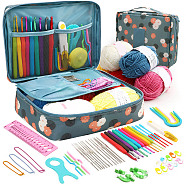 Sewing Tool Sets, Including Aluminum Pin, Crochet Hook, Twist Pin, Scissor, Flower, 240x180x60mm(PW-WG28540-03)