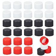 60Pcs 3 Colors Plastic Bottle Caps, Column, Mixed Color, 26x17.5mm, Inner Diameter: 24.5mm, 20pcs/color(FIND-OC0003-89A)