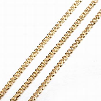 Ion Plating(IP) 304 Stainless Steel Chain, Curb Chains, Unwelded, with Spool, Golden, 4x3x0.8mm, about 65.61 Feet(20m)/roll
