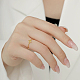 Gold Cubic Zirconia Rhombus Finger Ring(RJEW-F150-67B-G)-2