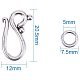 Tibetan Silver Hook and Eye Clasps(TIBE-PH0001-18AS-RS)-2