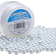 perles rondes en perles de verre teintées écologiques(HY-BC0001-8mm-RB001)-1