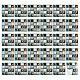 Square PVC 3D Self Adhesive Mosaic Pattern Stickers(DIY-WH0260-84B)-1