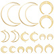 32Pcs 8 Style Brass Pendant(KK-SC0003-18)-1