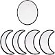 акриловое деревянное зеркало с фазами луны(DIY-WH0167-48B)-1