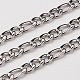 3.28 Feet 304 Stainless Steel Figaro Chains(X-CHS-L015-17)-1