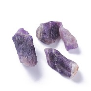 Natural Amethyst Beads, Nuggets, No Hole/Undrilled, 15~72x15~39x13~32.5mm, about 100g/bag(G-F621-21)