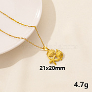 Stainless Steel Starfish Pendant Necklaces for Women(MD4467-4)