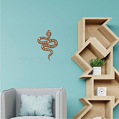 クリエイティブな天然木製壁掛け装飾(AJEW-WH0331-006)-5