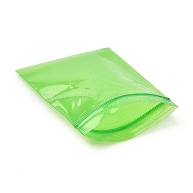 Solid Color PE Zip Lock Bags, Resealable Small Jewelry Storage Bags, Self  Seal Bag, Top Seal, Rectangle, Green, 8x6cmm, Unilateral Thickness: 2.7 