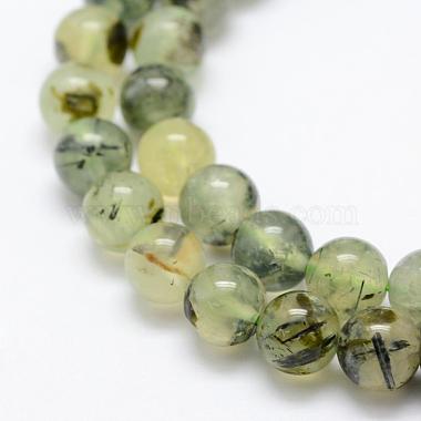 Chapelets de perles en préhnite naturelle(G-P322-48-6mm)-4