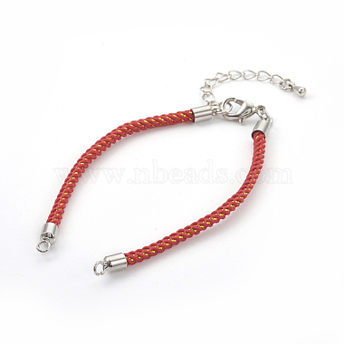 Adjustable Nylon Cord Bracelet Making(MAK-F026-B-P)-2