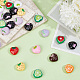40Pcs Printed Opaque Acrylic Beads(MACR-PA0001-76)-7