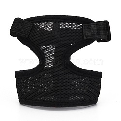Comfortable Dog Harness Mesh No Pull No Choke Design, Soft Breathable Vest, Pet Supplies, for Small and Medium Dogs, Black, 12x13cm(MP-Z002-B-01B)