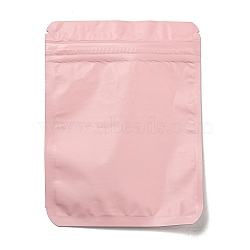 Plastic Packaging Zip Lock Bags, Top Self Seal Pouches, Rectangle, Pink, 12x9x0.15cm, Unilateral Thickness: 2.5 Mil(0.065mm)(X1-OPP-K001-01A-01)