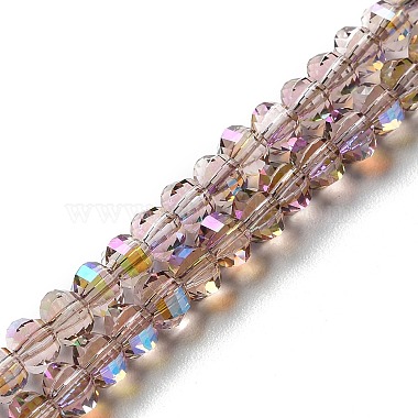 Rosy Brown Lantern Glass Beads
