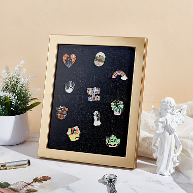 Wood & Plastic Rectangle Photo Frame Stand(DJEW-WH0072-13C-03)-5