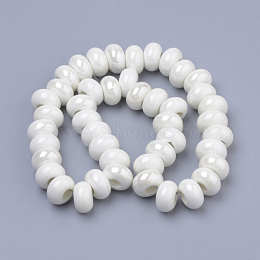 Handmade Porcelain Beads(X-PORC-Q219-15x9-F26)-2