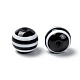 Round Striped Resin Beads(X-RESI-R158-10mm-11)-3