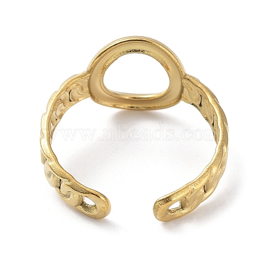 304 Stainless Steel Open Cuff Rings(RJEW-L109-015G)-3