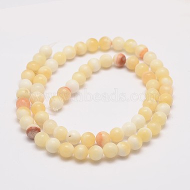 天然ハチミツの玉のストランド(X-G-K153-B26-4mm)-2