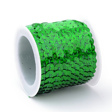 Eco-Friendly Plastic Paillette Beads(X-PVC-Q092-6mm-P50104)-2