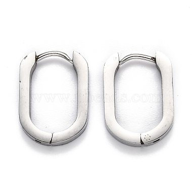 304 Stainless Steel Huggie Hoop Earrings(STAS-H156-11A-P)-2
