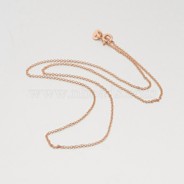 925 Sterling Silver Rolo Chain Necklaces(STER-M086-21A)-2