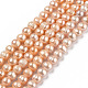 Natural Cultured Freshwater Pearl Beads Strands(PEAR-L033-17A)-1