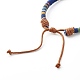 Bracelet de cheville en cordon ethnique pour fille femme(X-AJEW-AN00449)-7
