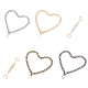 CHGCRAFT 2 Styles ABS Plastic Imitation Pearl Beads & Iron Curb Link Bag Chain Straps(FIND-CA0002-65)-1