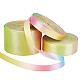 Gorgecraft 30 Yards 3 Styles Rainbow Gradient Polyester Ribbon(OCOR-GF0002-12)-1