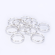 Tibetan Style Linking Rings, Circle Frames, Cadmium Free & Lead Free, Antique Silver Color, 22x1.5mm, about 18.5mm inner diameter(PALLOY-A017-AS-LF)