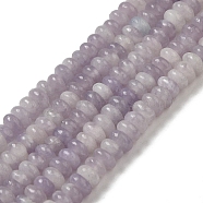 Natural Lepidolite/Purple Mica Stone Beads Strands, Rondelle, 4~4.5x2~2.5mm, Hole: 1.2mm, about 155~163pcs/strand, 15.24''~15.31''(38.7~38.9cm)(X-G-K343-C03-02)