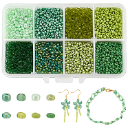 Mixed 12/0 Round Glass Seed Beads, Mixed Color, 2mm, Hole: 1mm, about 12500pcs/box(SEED-PH0006-2mm-01)