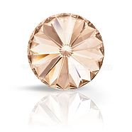 Preciosa&reg MAXIMA Crystal Round Stones, Czech Crystal, Bicone(436 11 177 Rivoli), Dura Foiling, 90300 Light Peach, SS39(8.15~8.4mm), 144pcs/gross(X-PRC-RASS39-90300)