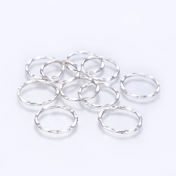 Tibetan Style Linking Rings, Circle Frames, Cadmium Free & Lead Free, Antique Silver Color, 22x1.5mm, about 18.5mm inner diameter