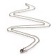 Brass Cable Chain Necklaces(NJEW-SW028-26inch-AB)-1