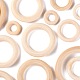 75Pcs 8 Style Unfinished Wood Linking Rings(WOOD-LS0001-26)-4