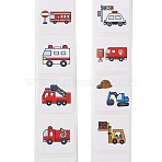 Sealing Label, Picture Stickers, Vehicle, 25mm, about 500pcs/roll(DIY-R084-01B)
