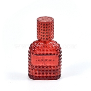 Glass Spray Bottle, for Essential Oils, Perfume, Red, 5x8.7cm, Capacity: 30ml(1.01fl. oz)(PW-WG2CEA4-01)