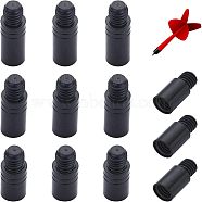 CHGCRAFT 12Pcs 4 Style Brass Dart Weight Add Accentuator Tools, Darts Weight Adjuster, Bullet Shaped, Electrophoresis Black, 13.5~19x6mm, Inner Diameter: 4mm, Pin: 4.5mm, 3pcs/style(KK-CA0002-06EB)