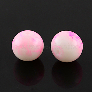Spray Painted Glass Bead Strands, Round, Pearl Pink, 14mm, Hole: 1.3mm, about 57pcs/strand, 31.4 inch
(X-GLAA-R139-14mm-01)