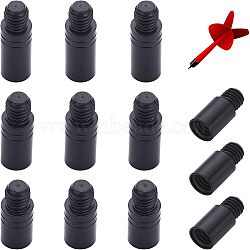 CHGCRAFT 12Pcs 4 Style Brass Dart Weight Add Accentuator Tools, Darts Weight Adjuster, Bullet Shaped, Electrophoresis Black, 13.5~19x6mm, Inner Diameter: 4mm, Pin: 4.5mm, 3pcs/style(KK-CA0002-06EB)