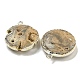 Pendentifs en agate druzy naturels électropliqués(G-A229-01)-3