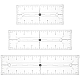 3Pcs 3 Style Acrylic Quilting Template(DIY-WH0568-39)-1