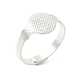 Adjustable Brass Pad Ring Setting(KK-K414-06S)-1