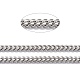 Tarnish Resistant 304 Stainless Steel Cuban Link Chain(STAS-B019-02C-P)-2