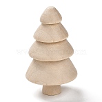 Unfinished Wood, 3D Tree, Children Painting Toy, BurlyWood, 3.3x5.7cm(WOOD-C004-01C)